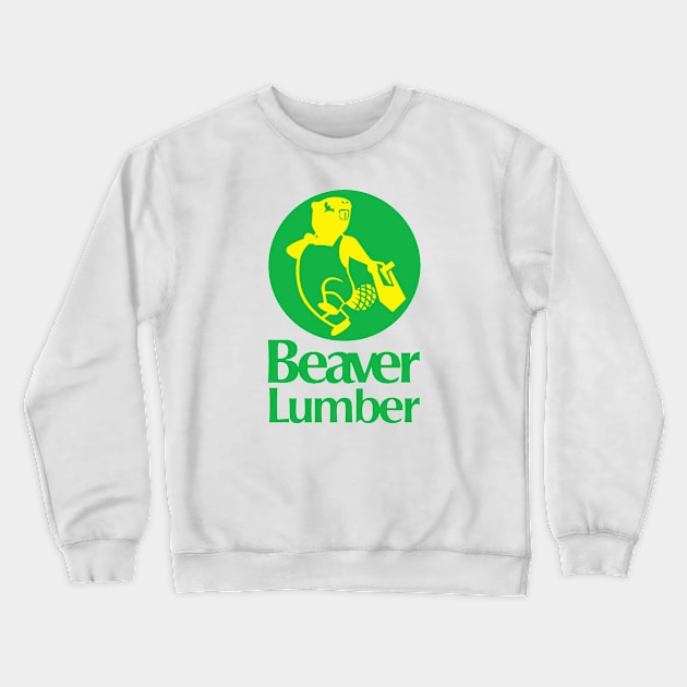 Beaver Lumber Crewneck Sweatshirt by FahlDesigns